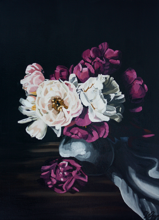 Peonies in Vase