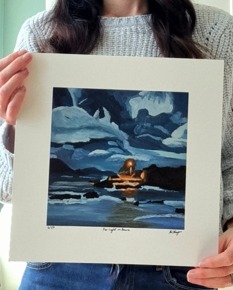 Pier Light on Beara Print