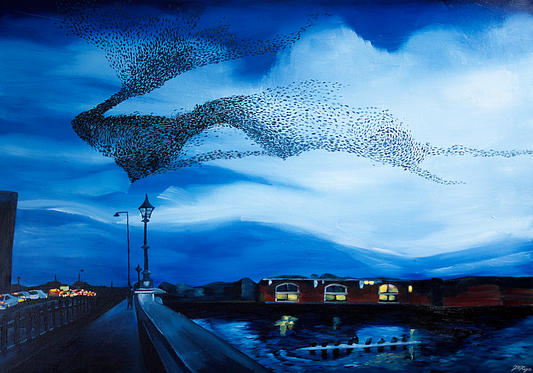 Starlings Over Albert Bridge