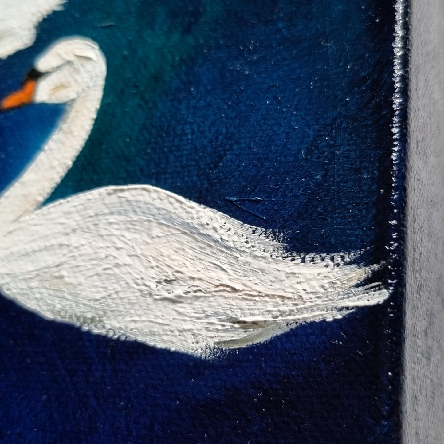 Swans at the Waterworks Triptych