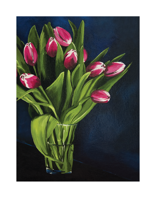 Pink Tulips Print